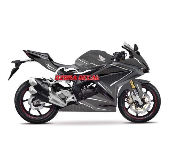 Decal Honda CBR 250RR Black Grey