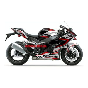 Decal Kawasaki ZX10R White Mix Black Red