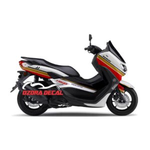 Sticker Decal Yamaha Nmax White List