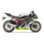 Sticker Decal Yamaha R6 Silver Grey